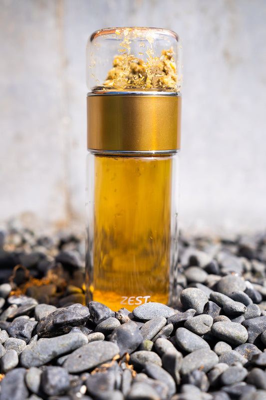 Tea Infuser Bottle - Gold